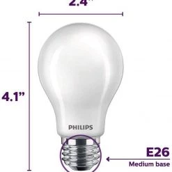 Philips LED 545921 Non-Dimmable A19 Light Bulb: 800-Lumen, 2700-Kelvin, 10
