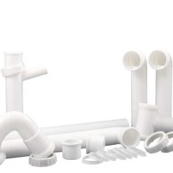 PlumbCraft Complete Kitchen Drain Repair Kit - Fits Most Sinks