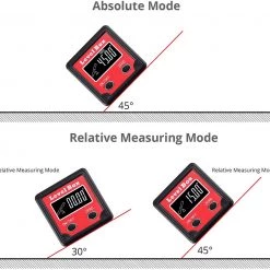 Proster Magnetic Spirit Level Digital Angle Gauge Inclinometer Digital Level Box Tools