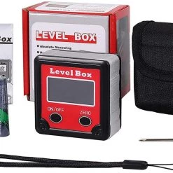 Proster Magnetic Spirit Level Digital Angle Gauge Inclinometer Digital Level Box Tools