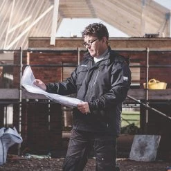 SCRUFFS PRO WATERPROOF JACKET BLACK LARGE