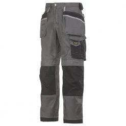Safety & Work Wear SNICKERS DURATWILL 3212 HOLSTER POCKET TROUSERS GREY / BLACK 33