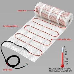 Seal 120V Radiant Underfloor Heating System, Easy To Install Self-adhesive Heating Central Heating