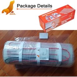 Seal 120V Radiant Underfloor Heating System, Easy To Install Self-adhesive Heating Central Heating