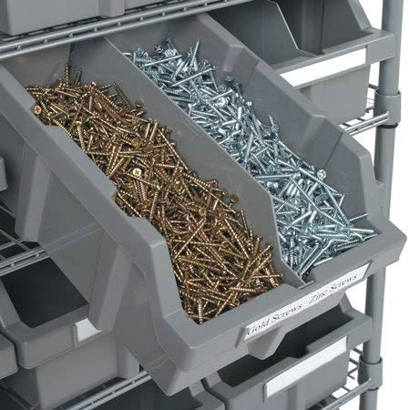 Tools Seville Classics SHE16510BX Commercial 7-Tier NSF 16 Bin Rack Shelving