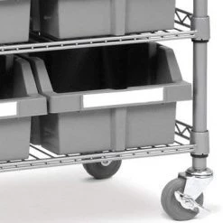 Tools Seville Classics SHE16510BX Commercial 7-Tier NSF 16 Bin Rack Shelving