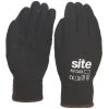 Safety & Work Wear SITE KF340 THERMAL WINTER WORK GLOVES BLACK LARGE