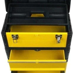 Tools Stalwart Oversized Portable Tool Chest, Three Tool Boxes In One