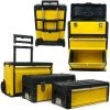 Tools Stalwart Oversized Portable Tool Chest, Three Tool Boxes In One