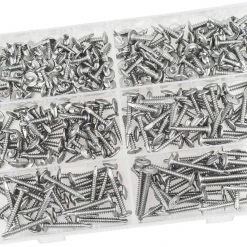 Sutemribor 270 Pieces 410 Stainless Steel Self Drilling Screws Set (#8 Wafer Head) Screws, Nails & Fixing