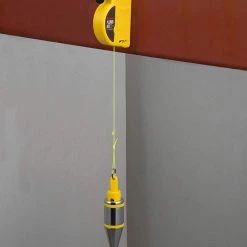 Tools TAJIMA Plumb Bob Setter - 10 Oz (300g) Magnetic Plumb-Rite With 14.5 Ft Auto Recoil Cord & Quick-Stabilizing Bob