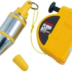 Tools TAJIMA Plumb Bob Setter - 10 Oz (300g) Magnetic Plumb-Rite With 14.5 Ft Auto Recoil Cord & Quick-Stabilizing Bob