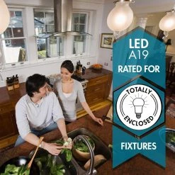 TCP LA927KND6 LED Light Bulbs 60 Watt Equivalent | Energy Efficient (9W)