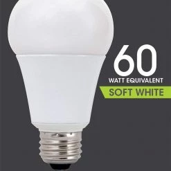 TCP LED Connected A19, 60 W Equivalent (11W), Soft White (2700K), WiFi Enabled Wireless Smart Standard Light Bulb Electrical & Lighting