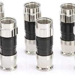 Electrical & Lighting THE CIMPLE CO - Coaxial Cable Compression Fitting | 10 Pack | Connector