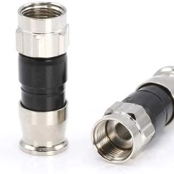 Electrical & Lighting THE CIMPLE CO - Coaxial Cable Compression Fitting | 10 Pack | Connector