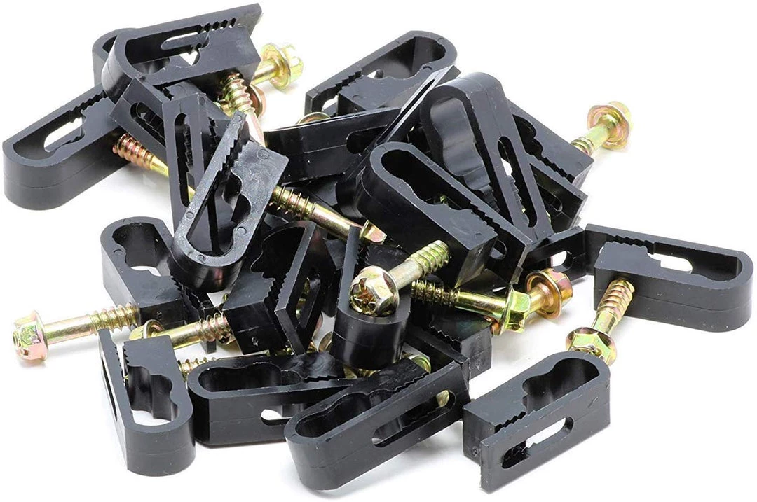 THE CIMPLE CO - Dual, Twin, Or Siamese Coaxial Cable Clips, Cat6, Electrical Wire Cable Clip