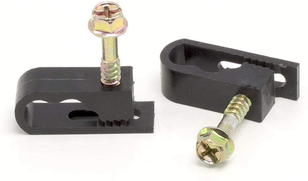 THE CIMPLE CO - Dual, Twin, Or Siamese Coaxial Cable Clips, Cat6, Electrical Wire Cable Clip