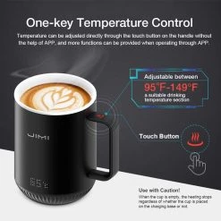 Pete's Tools & Home Improvement The Smartshow Smart Temperature Control Ceramic Mug,Warmer For Home/Office/Coffee/Tea/Milk/Juice