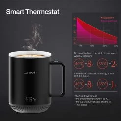 Pete's Tools & Home Improvement The Smartshow Smart Temperature Control Ceramic Mug,Warmer For Home/Office/Coffee/Tea/Milk/Juice