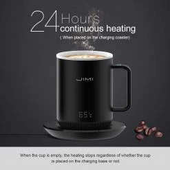 Pete's Tools & Home Improvement The Smartshow Smart Temperature Control Ceramic Mug,Warmer For Home/Office/Coffee/Tea/Milk/Juice