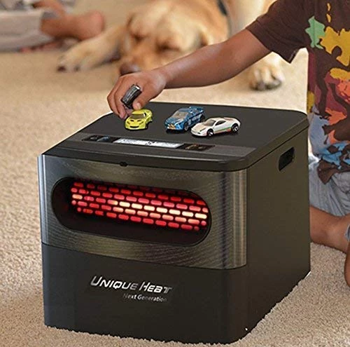 Unique Heat 1500-Watt PTC Personal Home & Office Desk Portable Indoor Electric Infrared Room