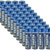 Domestic Electricals Varta AA Alkaline Batteries - 40 Pack