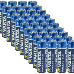 Domestic Electricals Varta AA Alkaline Batteries - 40 Pack