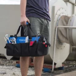 Tools WORKPRO 18-inch Close Top Wide Mouth Storage Tool Bag