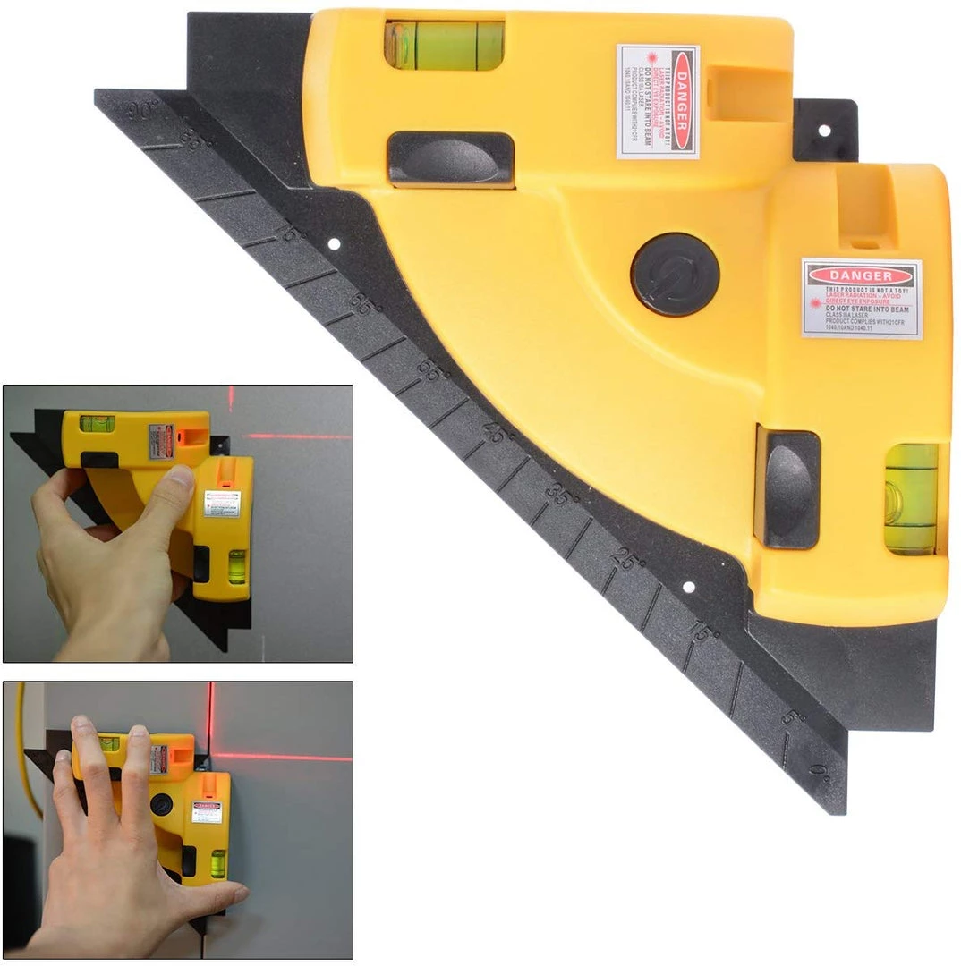 XCSOURCE Right Angle 90 Degree Vertical Horizontal Laser Line Tools