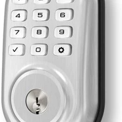 Yale Security Yale Assure Lock Push Button Keypad With Z-Wave, Satin Nickel Electrical & Lighting