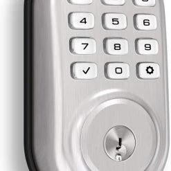 Yale Security Yale Assure Lock Push Button Keypad With Z-Wave, Satin Nickel Electrical & Lighting