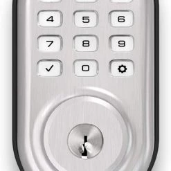 Yale Security Yale Assure Lock Push Button Keypad With Z-Wave, Satin Nickel Electrical & Lighting