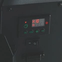 BLYSS DOVHY BLACK REMOTE CONTROL WALL-MOUNTED ELECTRIC FIRE Heating & Plumbing